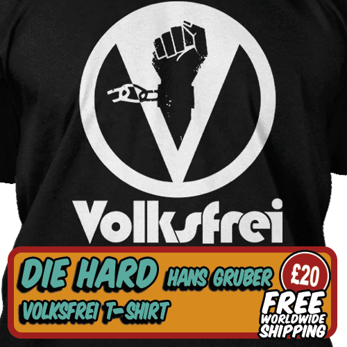 Die Hard Hans Gruber T-shirt
